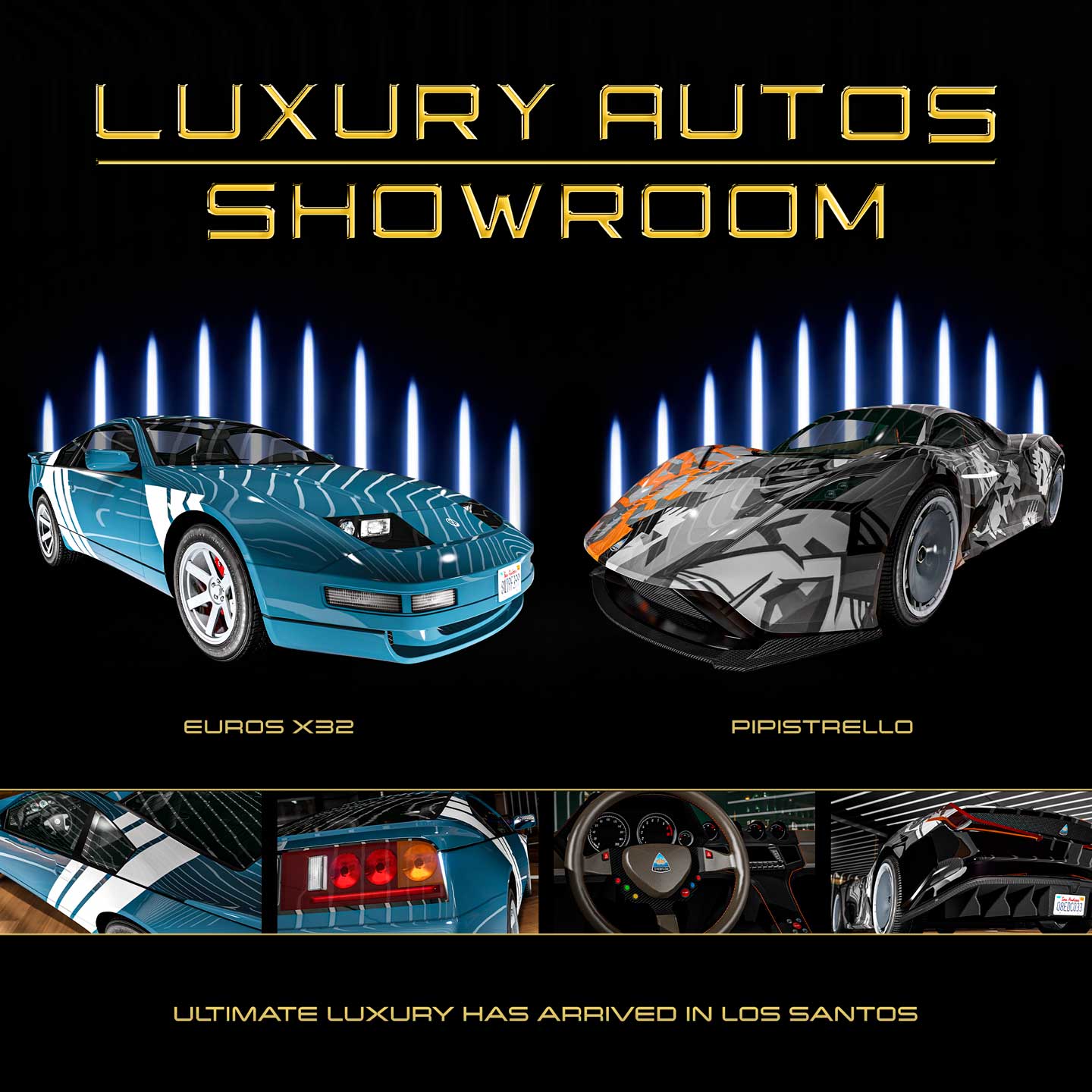 Luxury Autos Showroom Promotional screenshot of Luxury Autos Showroom.