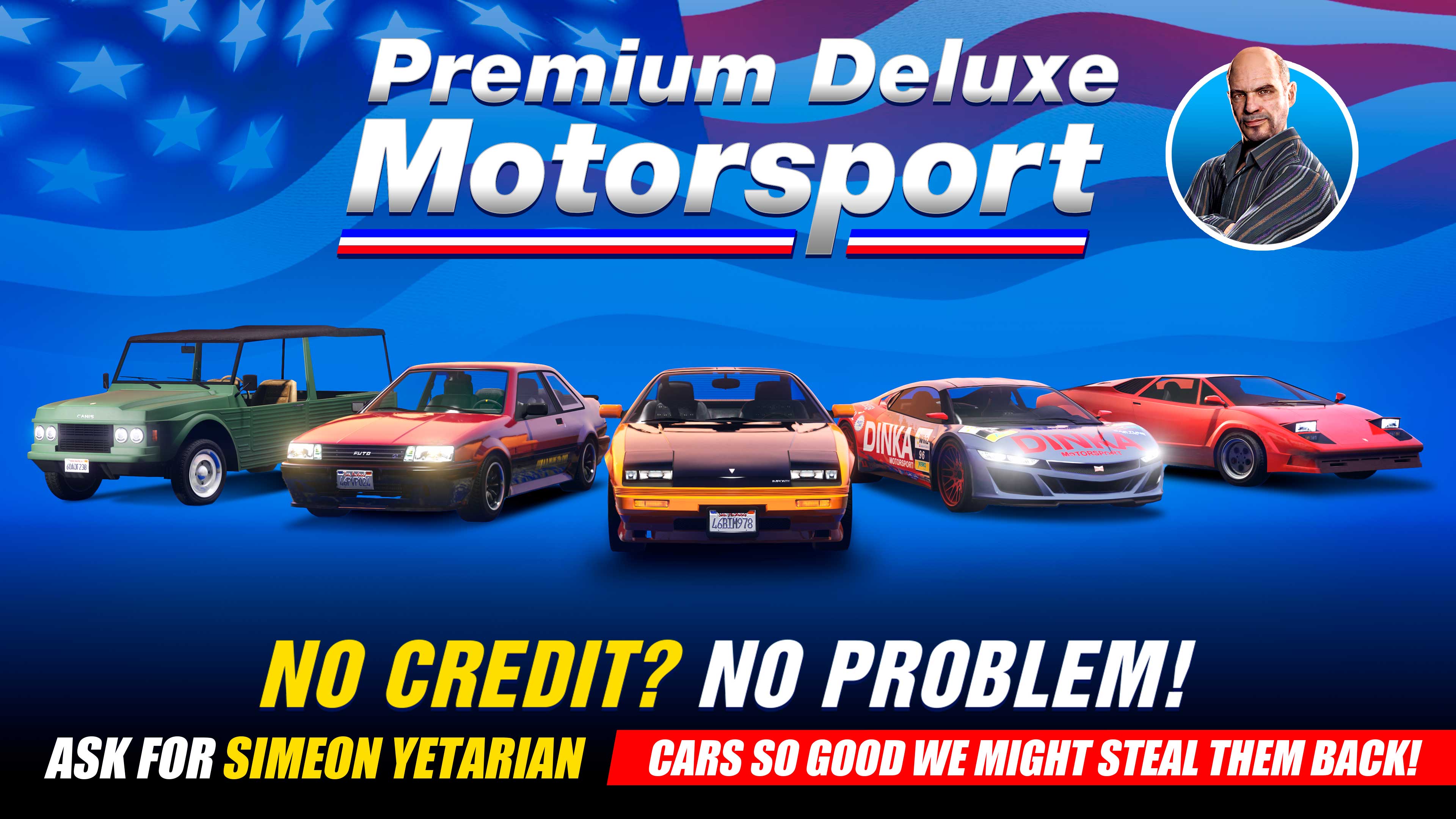 Premium Deluxe Motorsport Promotional screenshot of Premium Deluxe Motorsport.