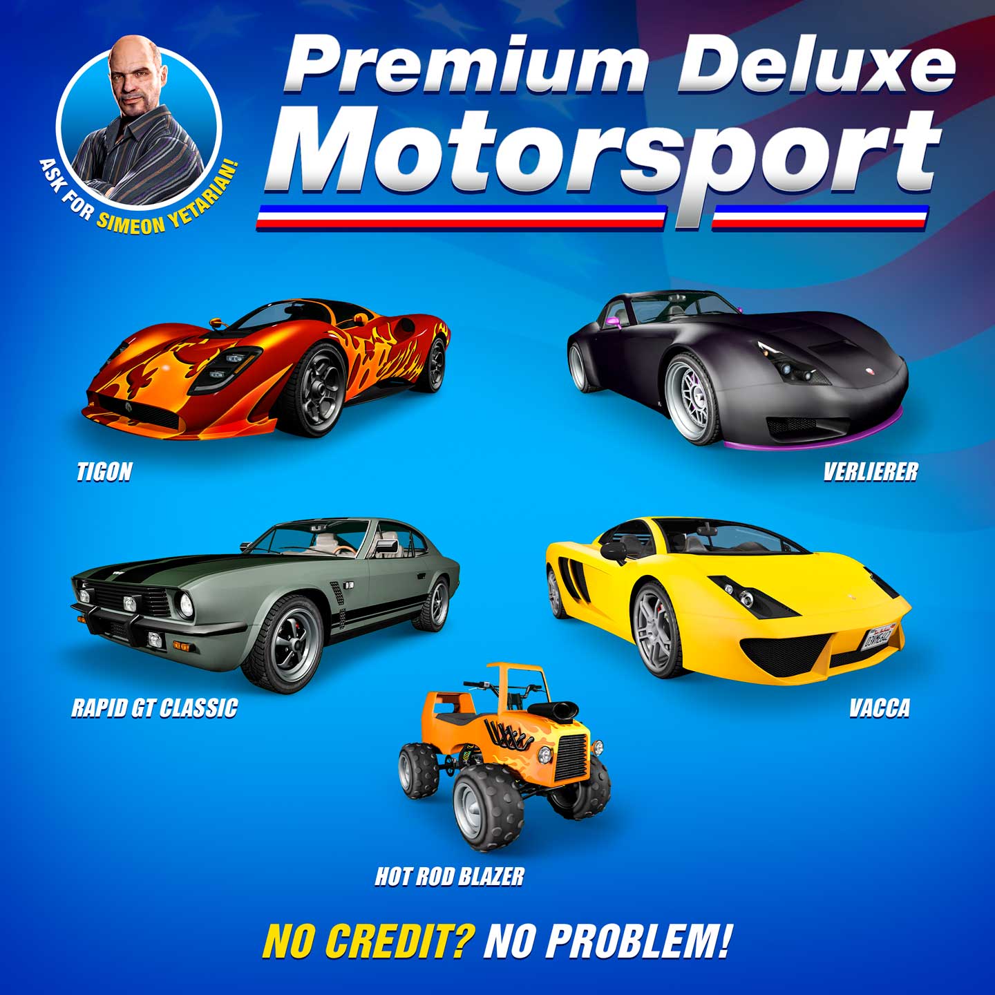 Premium Deluxe Motorsport Promotional screenshot of Premium Deluxe Motorsport.