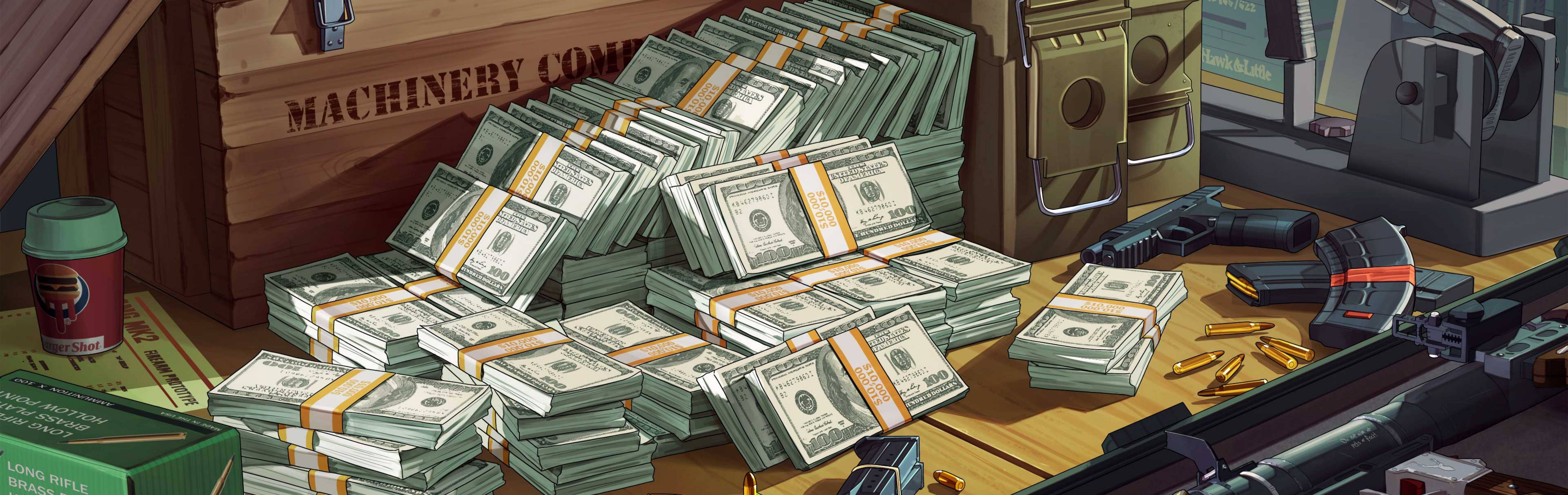 GTA$ Artwork of GTA$ featured in GTAV and GTA Online.