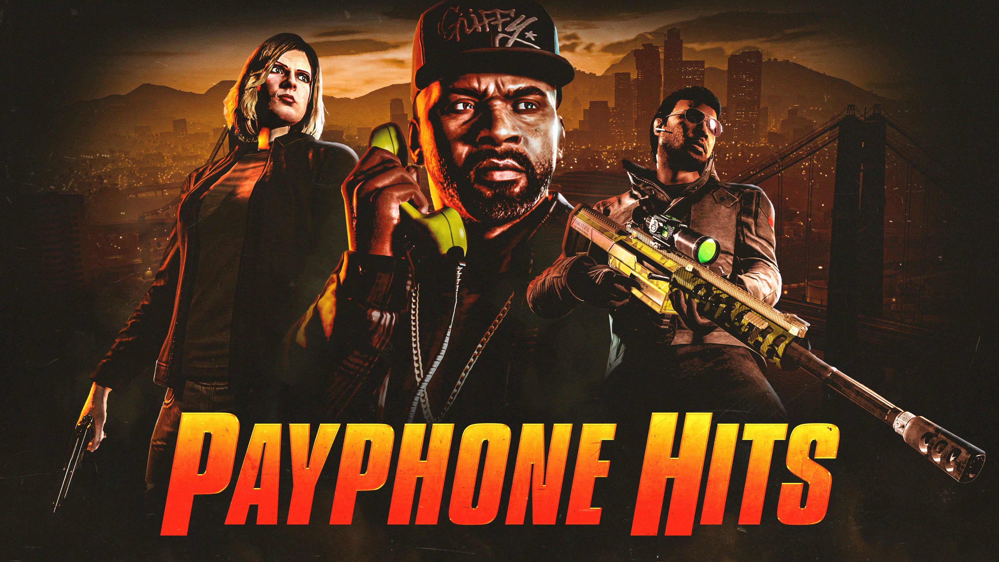 Payphone Hits Promotional poster for Payphone Hits in GTA Online.
