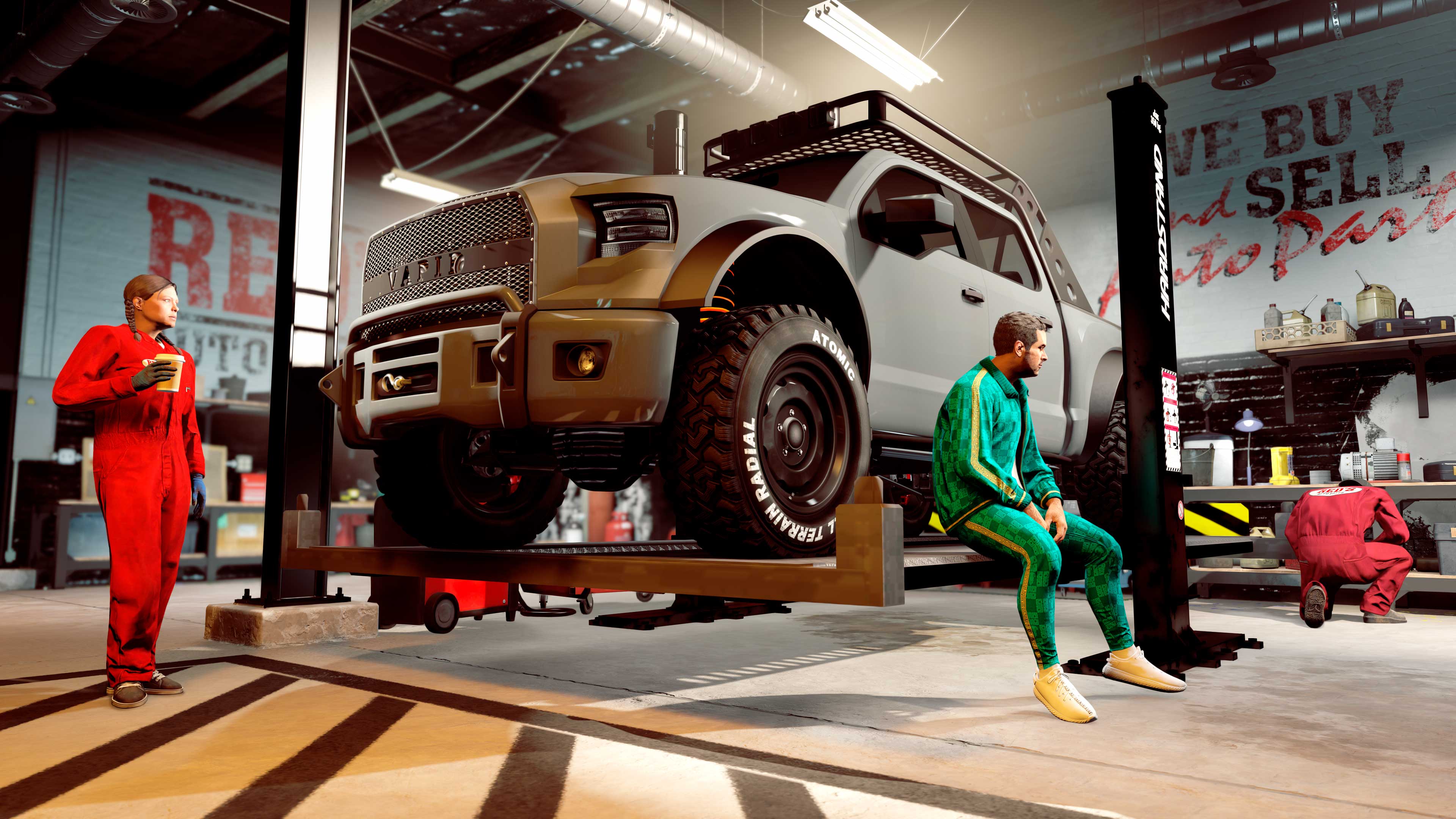 Salvage Yard Screenshot of a Salvage Yard property in GTA Online.